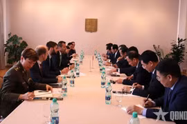 Panorama de la séance de travail. Photo: qdnd.vn