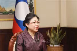La vice-ministre lao des Affaires étrangères Phongsamuth Anlavan. Photo: VNA