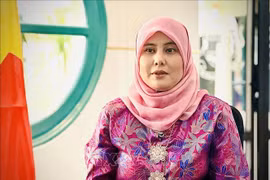 La vice-ambassadrice de Malaisie au Vietnam, Cik Aida Safura Niza Othman. Photo: VNA