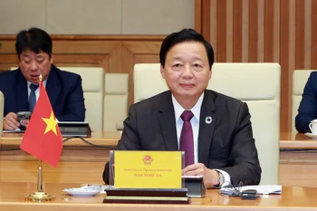 Le vice-Premier ministre Trân Hông Hà, président du sous-comité vietnamien du Comité intergouvernemental Vietnam–Russie sur la coopération économique, commerciale, scientifique et technique. Photo: VNA