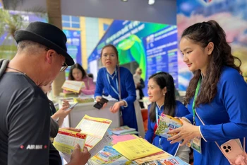 Stand de Vietravel au VITM Hanoi 2025. Photo: VNA