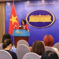 La porte-parole Pham Thu Hang. Photo : VNA