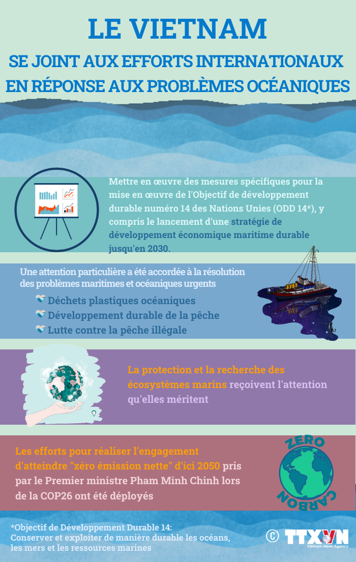 Le Vietnam se joint aux efforts internationaux en réponse aux problèmes océaniques ảnh 1 Le Vietnam se joint aux efforts internationaux en réponse aux problèmes océaniques ảnh 1