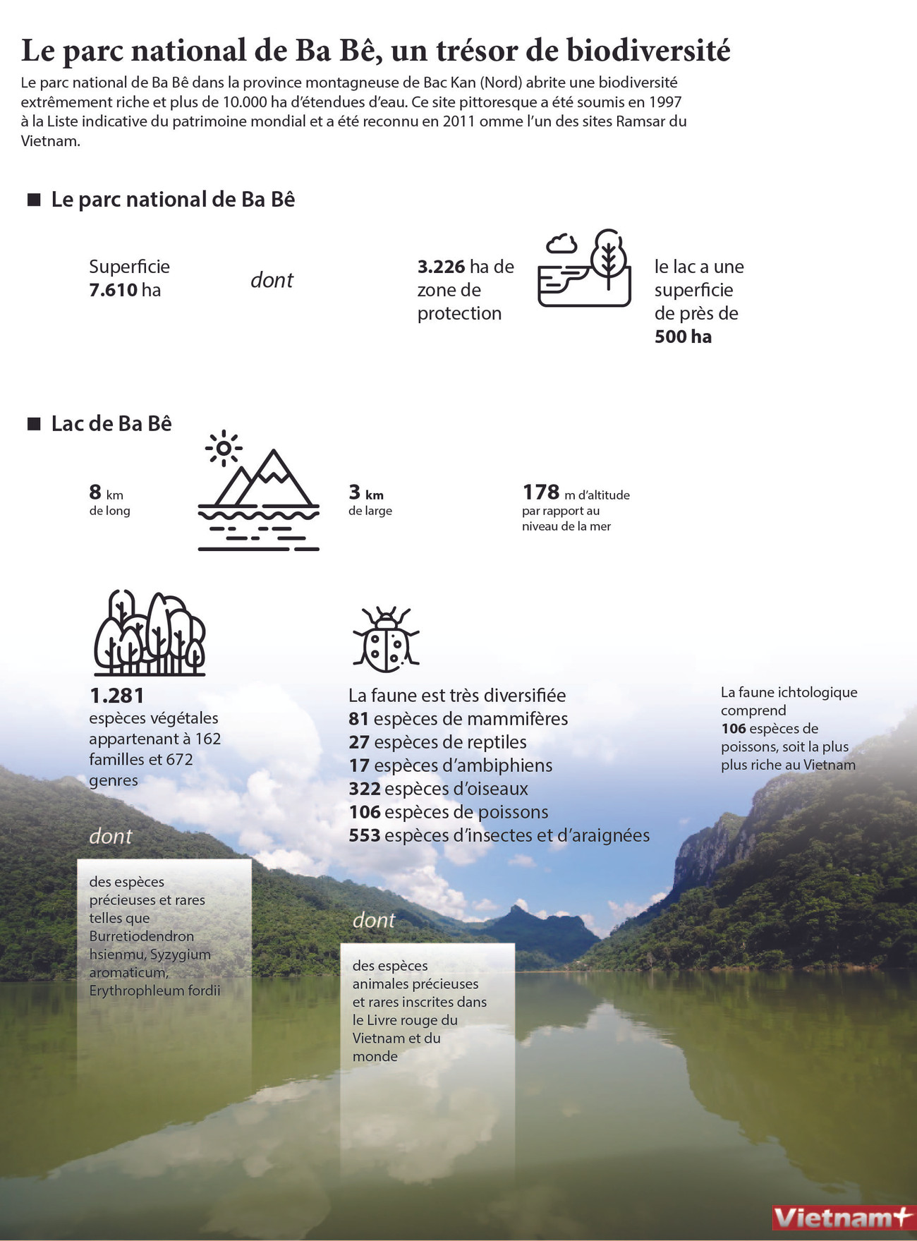 Le parc national de Ba Bê, un trésor de biodiversité ảnh 1 Le parc national de Ba Bê, un trésor de biodiversité ảnh 1
