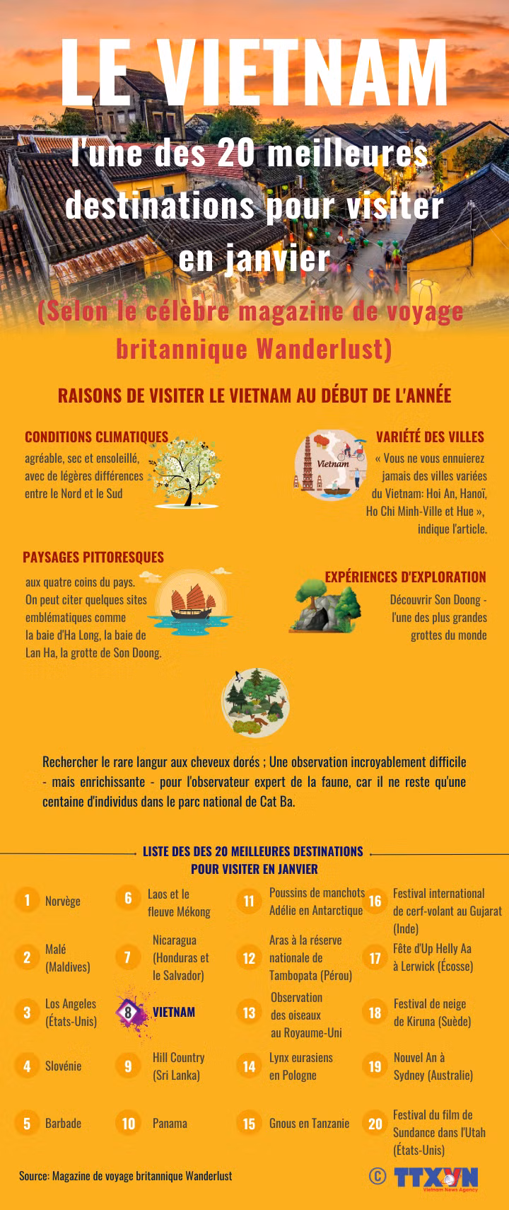 Wanderlust: Le Vietnam - l'une des 20 meilleures destinations pour visiter en janvier ảnh 1
