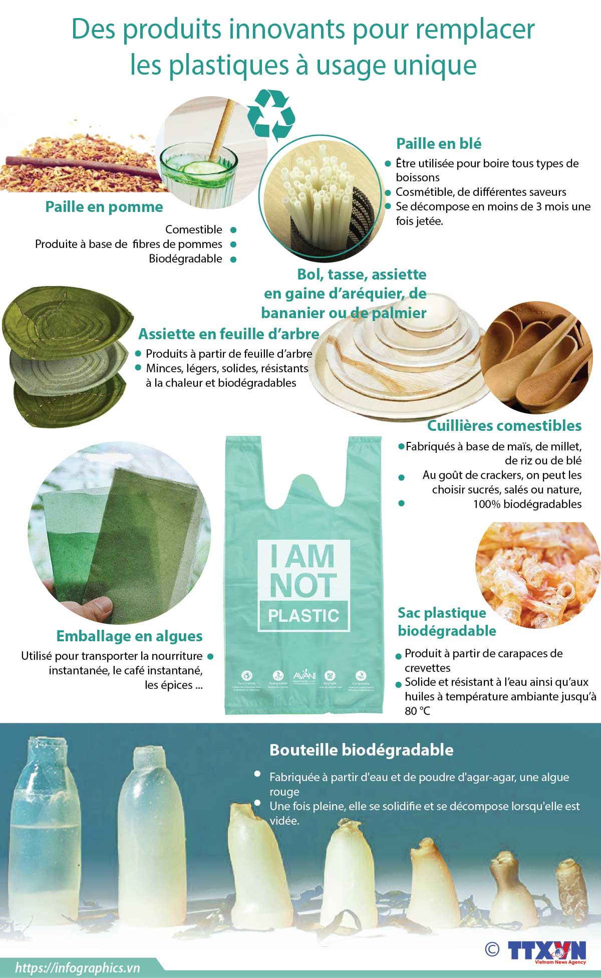 Des produits innovants pour remplacer les plastiques à usage unique ảnh 1 Des produits innovants pour remplacer les plastiques à usage unique ảnh 1