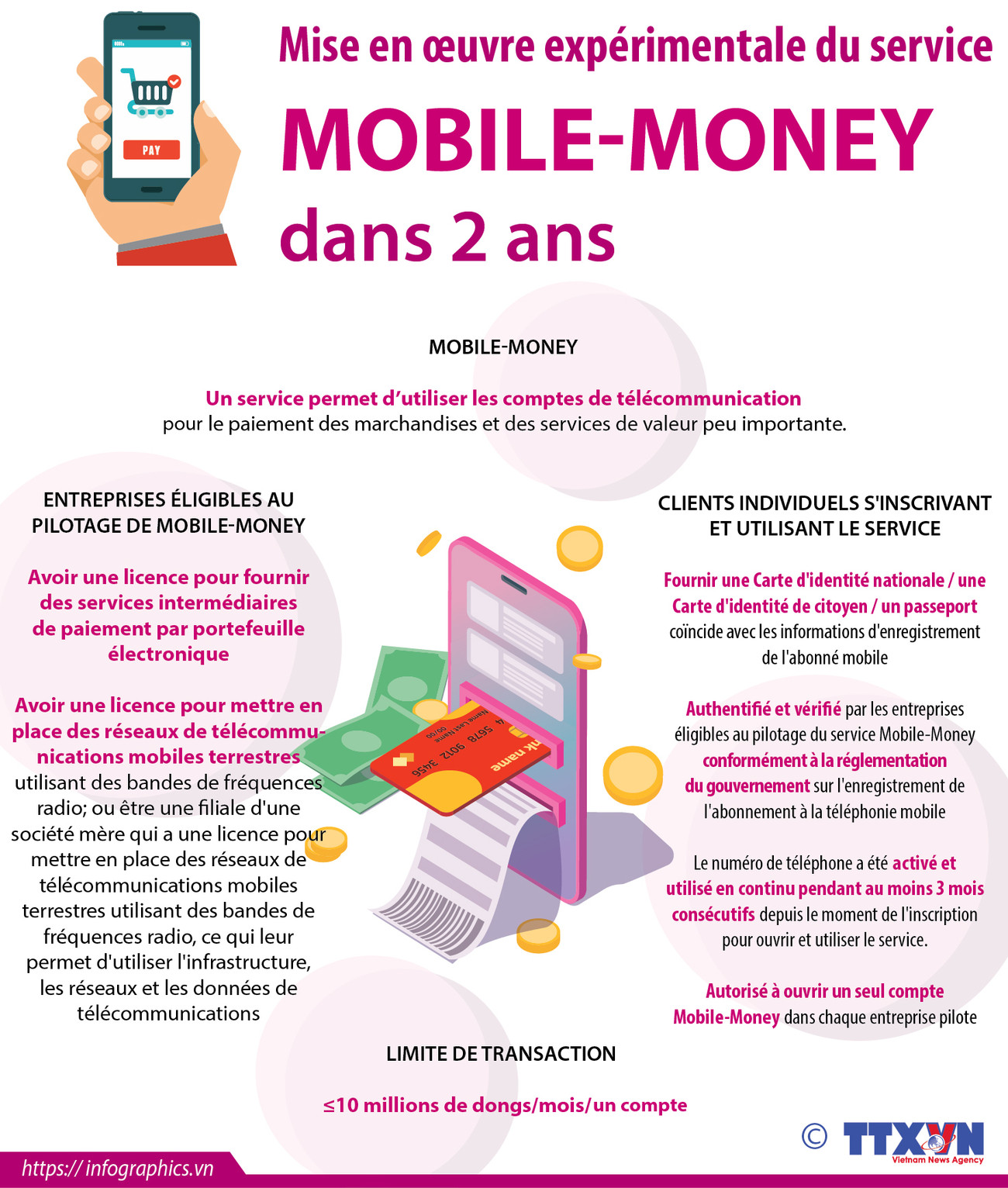 Mise en œuvre expérimentale su service Mobile-Money dans deux ans ảnh 1