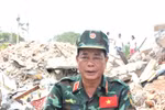 Le général de division Pham Van Ty, vice-directeur du Département du secours et du sauvetage relevant de l'État-major général de l'Armée populaire du Vietnam. Photo : Quan doi nhan dan