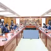 Séance de travail entre le ministère vietnamien des Finances et une délégation d'investisseurs internationaux conduite par le fonds de capital-risque Argor Capital. Photo: tapchikinhtetaichinh.vn