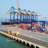 Port international de Lach Huyen dans la ville de Hai Phong. Photo: VNA