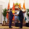 Le secrétaire général du Parti communiste du Vietnam (PCV) et président de la République To Lam et le Premier ministre indien Nerandra Modi assistent à la cérémonie de signature des accords de coopération. Photo: VNA