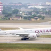 Qatar Airways a annulé, les 12 et 13 mars, 13 vols en raison du conflit en cours au Moyen-Orient. Photo: VNA