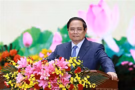 Le Premier ministre Pham Minh Chinh lors de l'événement. Photo: VNA