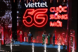 Viettel est le premier opérateur à proposer des services de réseau 5G au Vietnam. Photo : Vietnam+