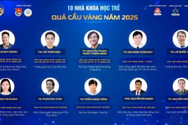 Dix jeunes scientifiques distingués par le Prix « Quả Cầu Vàng » 2025. 