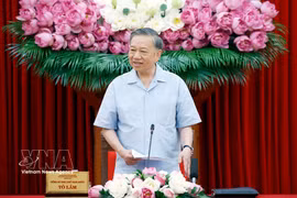 Le secrétaire général du Parti et président de la République, To Lam. Photo: VNA
