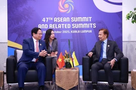 Le Premier ministre Pham Minh Chinh et le Sultan de Brunei Darussalam Haji Hassanal Bolkiah. Photo: VNA