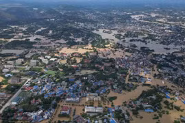 Inondation à Thai Nguyen. Photo: VNA