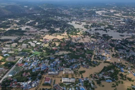 Inondation à Thai Nguyen. Photo: VNA