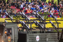 Trois modèles de drones modernes conçus et produits par Viettel. Photo : vietnamnet.vn