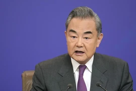 Wang Yi, membre du Bureau politique du Comité central du PCC et ministre des Affaires étrangères de Chine. Photo: Kyodo/VNA