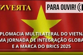 La chaîne de radio INVERTA du Brésil couvre le séjour du Premier ministre Pham Minh Chinh à Rio de Janeiro. Photo : VNA