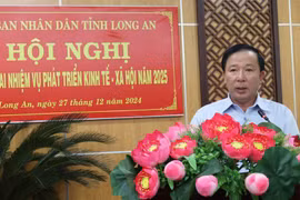 Le président du Comité populaire provincial de Long An, Nguyen Van Ut, Photo: longan.gov.vn