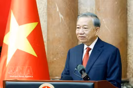 Le secrétaire général du Parti et président de la République, To Lam. Photo: VNA