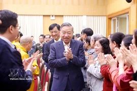 Le secrétaire général To Lam lors de l'événement. Photo: VNA