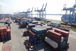 Conteneurs au port de Cat Lai, Ho Chi Minh-Ville. Photo : sggp.org.vn