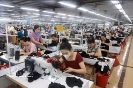 L’entreprise textile TNG, dans la province de Thai Nguyen, réalise chaque année un chiffre d’affaires de plusieurs milliers de milliards de dôngs et emploie plus de 20.000 travailleurs. Photo : VNA