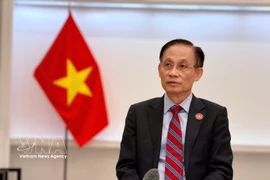 Le Hoai Trung, membre du Bureau politique et ministre des Affaires étrangères. Photo: VNA