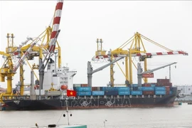 Au port MPC de Hai Phong. Photo : VNA