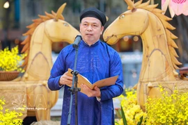 Le Xuan Kieu, directeur du Centre des activités culturelles et scientifiques du Temple de la Littérature. Photo: VNA