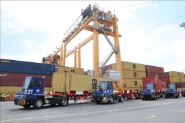 Le projet de construction des terminaux à conteneurs n°3 et 4, dont le maître d’ouvrage est la Société par actions du Port de Hai Phong (Hai Phong Port), comprend deux quais d’une longueur totale de 750 mètres, avec une profondeur de -16 mètres. Photo: VNA