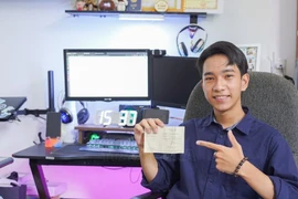 Lê Minh Hieu, élève de la classe 12A2 du lycée de Quang Tri, est l’un des 16 délégués représentant le Vietnam à la 49ᵉ édition du Bateau de la jeunesse Asie du Sud-Est – Japon (Ship for Southeast Asian and Japanese Youth Program - SSEAYP) en 2026. Photo: VNA