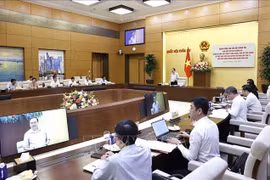 Panorama de la séance de travail. Photo: VNA