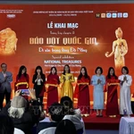 Ouverture de l'exposition « Trésors nationaux – patrimoine au cœur de Da Nang » à Da Nang. Photo: VNA