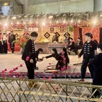 Espace dédié à la culture du peuple Tay de Thai Hai à la Fête printanière de l'Année du Cheval 2026. Photo: VNA