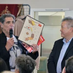 Gilbert Tenèze, président de la section Eure-et-Loir de l'Association d'amitié France-Vietnam. Photo: nhandan.vn