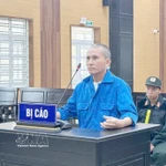 L'accusé Huynh Ngoc Tuan lors du procès. Photo : VNA