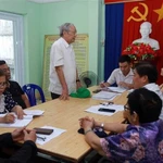 Une réunion à Dak Lak pour collecter des avis sur les projets de documents soumis au 14e Congrès national du Parti. Photo: VNA