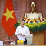 Le Premier ministre Le Minh Hung à la réunion. Photo: VNA