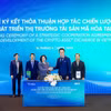 VPBank signe un accord de coopération avec OKX sur le développement des plateformes d'échange de crypto-actifs au Vietnam. Photo: SGGP
