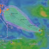 Carte de situation du système dépressionnaire tropical sur la Mer Orientale. Photo: Système vietnamien de surveillance des catastrophes naturelles
