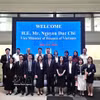La délégation du ministère vietnamien des Finances au Japon, le 14 juilet. Photo: SSC