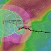 Le typhon Koto devrait s'affaiblir le 28 novembre avant de se diriger vers les côtes du Centre du Vietnam. Photo : VNDMS