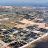 Vue aérienne du site où sera construite la centrale nucléaire de Ninh Thuân 1, dans la commune de Phuoc Dinh, province de Khanh Hoa. Photo : VNA