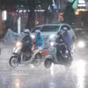 De fortes pluies vont faire leur retour dans le Nord, des orages sont attendus à Hanoi dimanche soir 14 juin. Photo : VNA