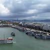 Flotte touristique de Ha Long au port international de Tuân Châu (province de Quang Ninh). Photo: VNA